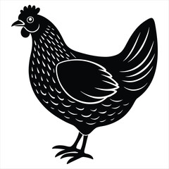 chicken logo icon design