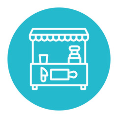 Food Prep Station icon vector image. Can be used for Food Processing.