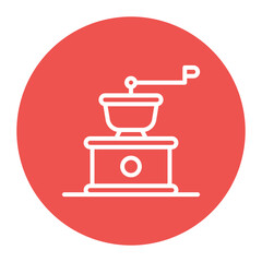 Food Mill icon vector image. Can be used for Food Processing.