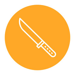 Fototapeta premium Knife icon vector image. Can be used for Food Processing.