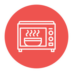 Oven icon vector image. Can be used for Food Processing.