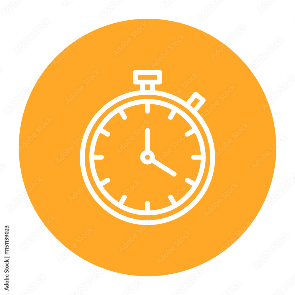 Poster timer icon vector image. can be used for food processing.