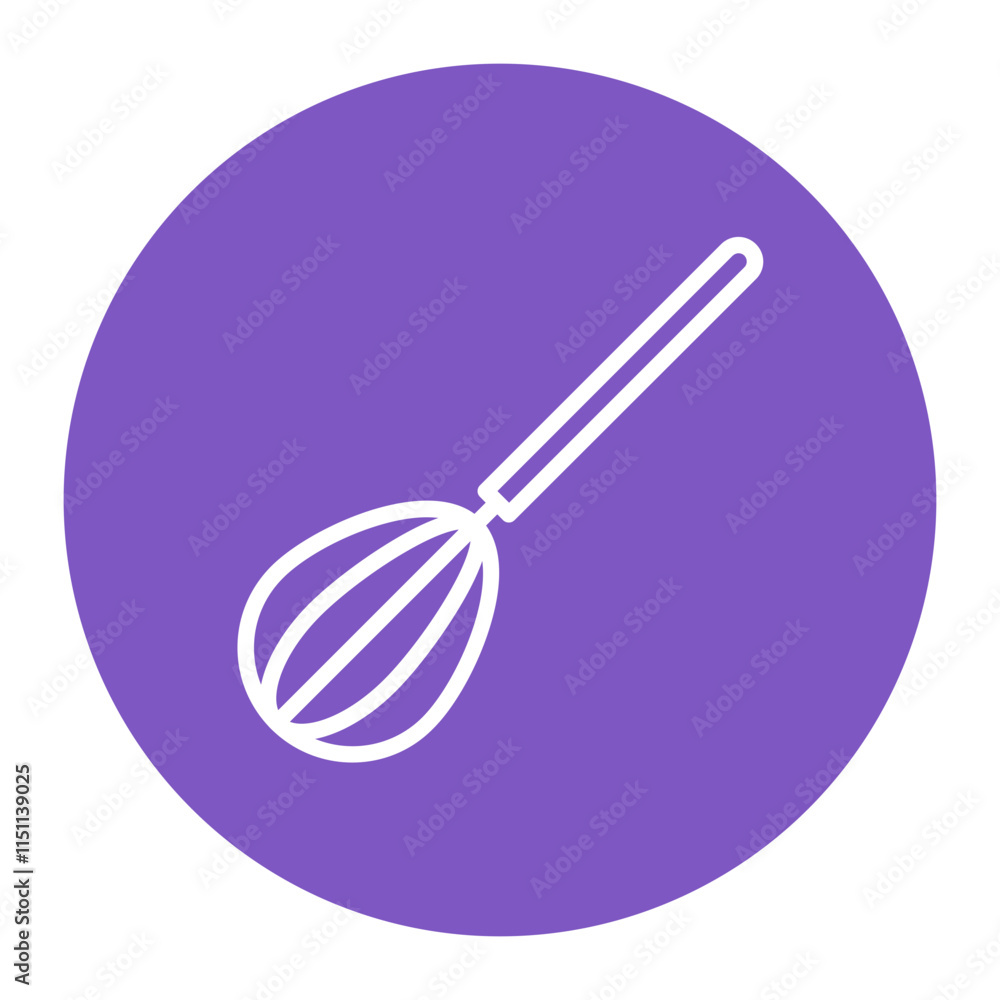 Poster whisk icon vector image. can be used for food processing.