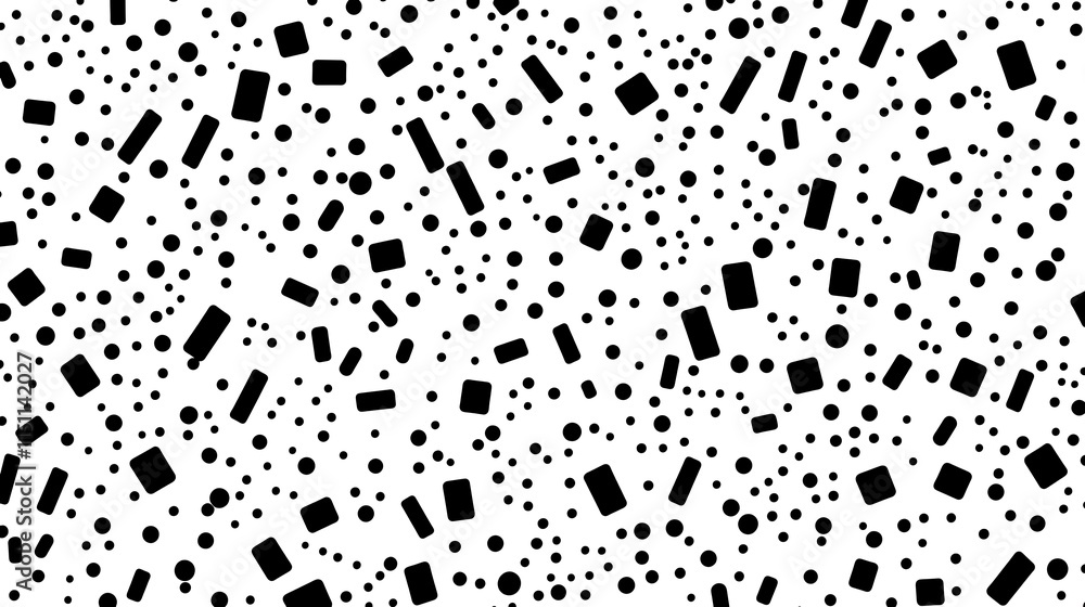 Poster black and white abstract geometric pattern. (2)