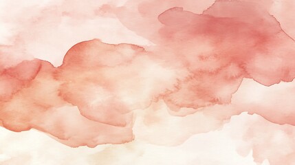 Fototapeta premium Abstract soft red watercolor background.