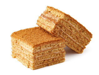 Crunchy, layered dessert showcasing sweet caramel flavors with a rich texture often enjoyed at celebrations