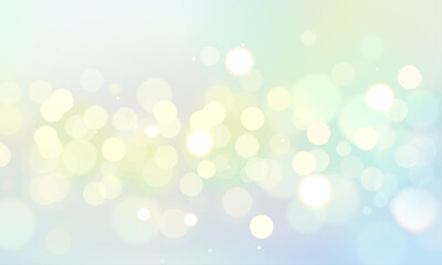 ぼやけた背景と幻想的な光のイラスト