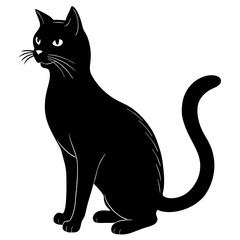 Cat Silhouette vector illustration