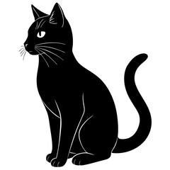 Cat Silhouette vector illustration