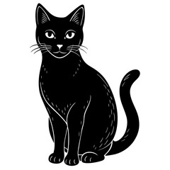 Cat Silhouette vector illustration