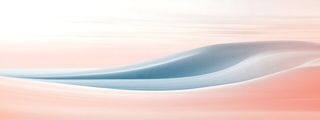 Abstract blue wave on a pink background.