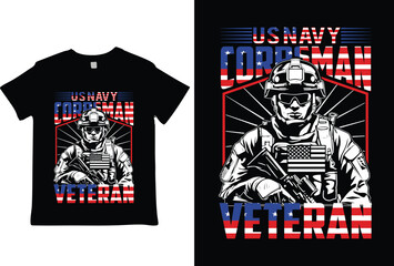 USA Army t Shirt Design.USA Army, Veteran T Shirt Design.Custome Typography Veteran T Shirt Design VectorUSA EgaleUSA flag and colors design element.
