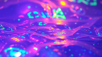 Iridescent Colors and Bioluminescent Glows with Natural Light Effects in 4K Ultra HD Resolution