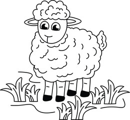 Simple Animal Drawings for Coloring