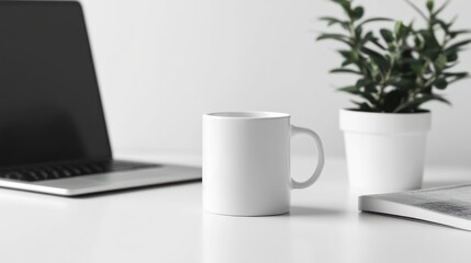 Obraz premium Mug Mockup Glasses Template