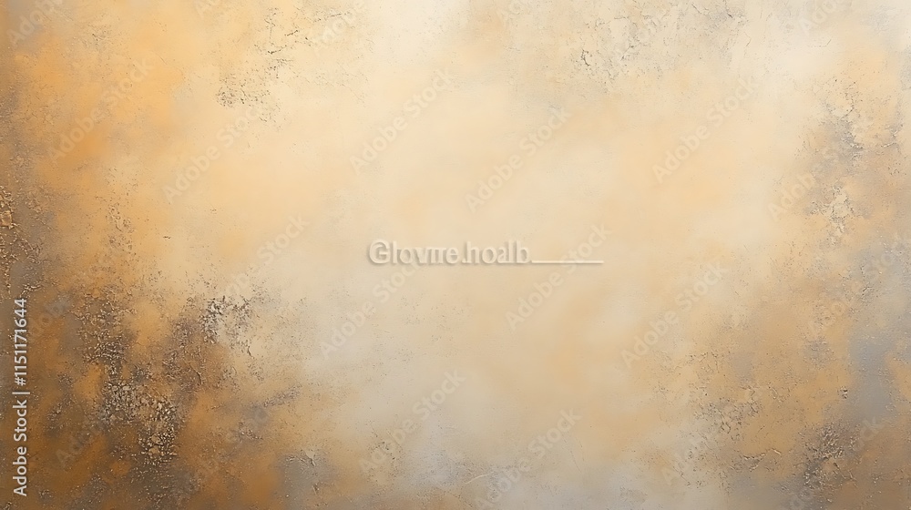 Poster gold textured background with a light center.