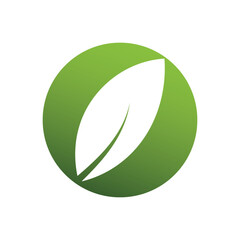 Green Leaf Logo Grapich Images 