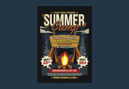 Summer Camp Flyer