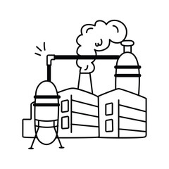 Industrial factory outlet for manufacturing and product distribution
