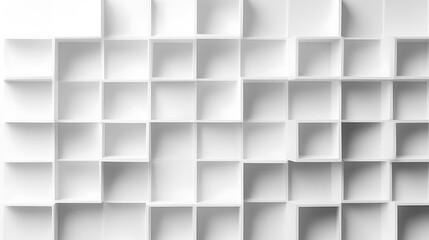 Clean Minimalist 3D Rendered Cube Mockup. AI Generated