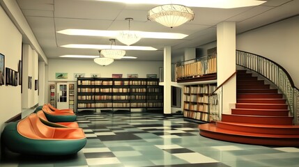 welcome to our community center: a vibrant hub for all ages featuring learning, creativity, and inclusive programs – perfect for a sports interior poster!