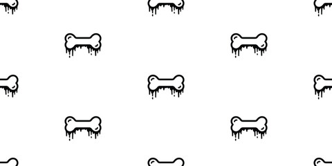Dog bone seamless pattern color Sagging Flowing splash graffiti doodle cartoon vector tile background gift wrapping paper repeat wallpaper scarf isolated illustration design