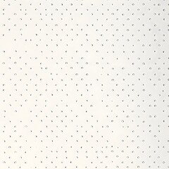 A minimal background with faint polka dots in light gray on a white base, creating subtle texture.