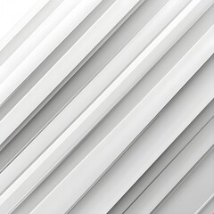 Obraz premium A minimalist background of soft diagonal lines in alternating shades of white and pale gray for a clean layout
