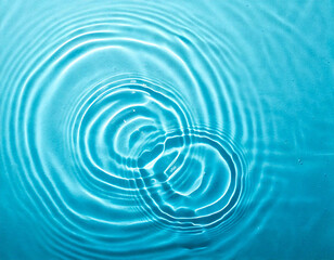 水面に描かれた波紋 Generative AI