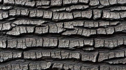 Exploring textured bark patterns in a forested area a close-up of rustic natural beauty
