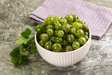 Ripe sweeet and juicy gooseberry