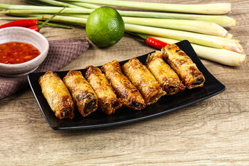 Vietnamese fried stuffed spring roll