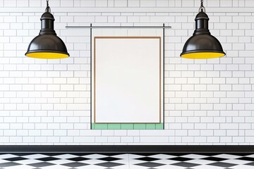 Obraz premium Empty Modern Interior Design Mockup