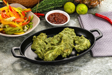 Indian cuisine - Mint chicken tikka