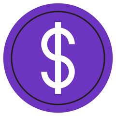 Purple Business Icon