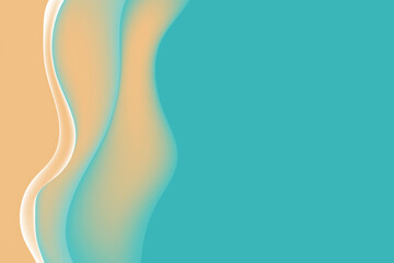 Abstract Sea Beach Vector Background