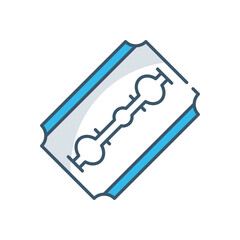 Razor blade vector icon