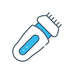Beard trimmer vector icon