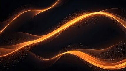 Abstract fractal wave background with flowing lines, dynamic colors, and a glowing energy effect, perfect for futuristic design