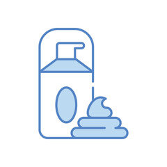 Shaving cream vector icon