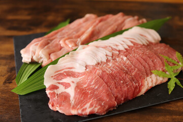 国産豚盛り合わせ