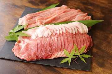 国産豚盛り合わせ