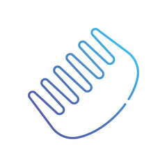 Obraz premium Comb vector icon