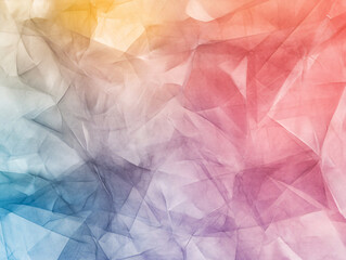 Fototapeta premium Colorful abstract shapes create vibrant background, representing innovation and creativity. soft textures blend hues of yellow, pink, and blue, evoking sense of inspiration