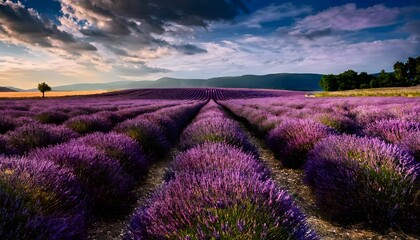 Obraz premium Campos de Cultivo, como lavanda