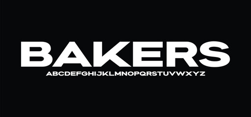 Sport Modern Alphabet Font. Typography 3D urban style fonts for technology, digital, movie logo design. vector illustration
