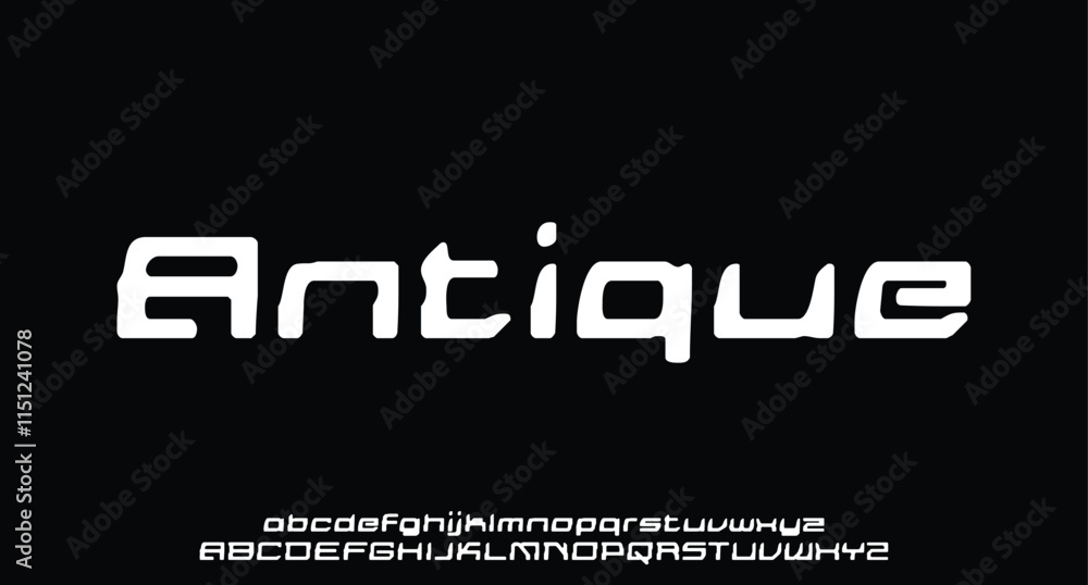 Poster abstract digital modern alphabet font.minimal slim typography monogram font style. vector illustrati