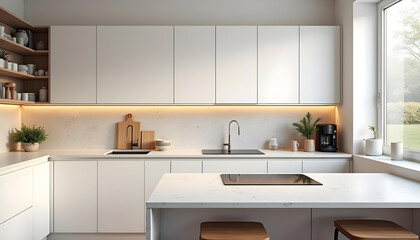 modern kitchen interior