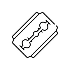 Razor blade vector icon