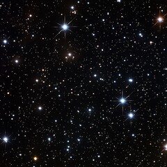 Obraz premium sky with stars, image with copyspace, starry background